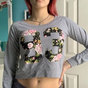 floral “93” sweatshirt